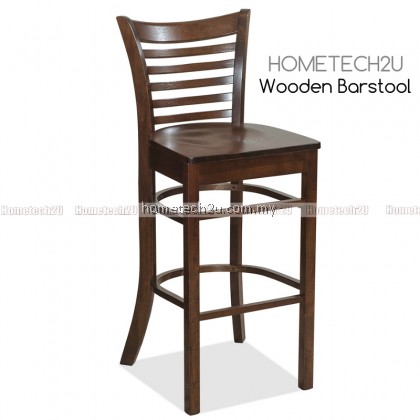 Hometech2u 29" Ladder Back Wooden Restaurant Bar Stool Hometech2u 29" Ladder Back Wooden Restaurant Bar Stool